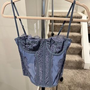 Urban Outfitters Out From Under Modern Love Corset Top